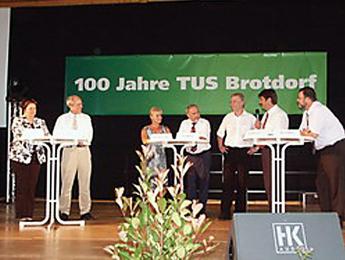100 Jahr Feier des TuS Brotdorf - Talkrunde (2005)