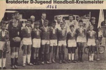 D-Jugend Meistermannschaft (1968)